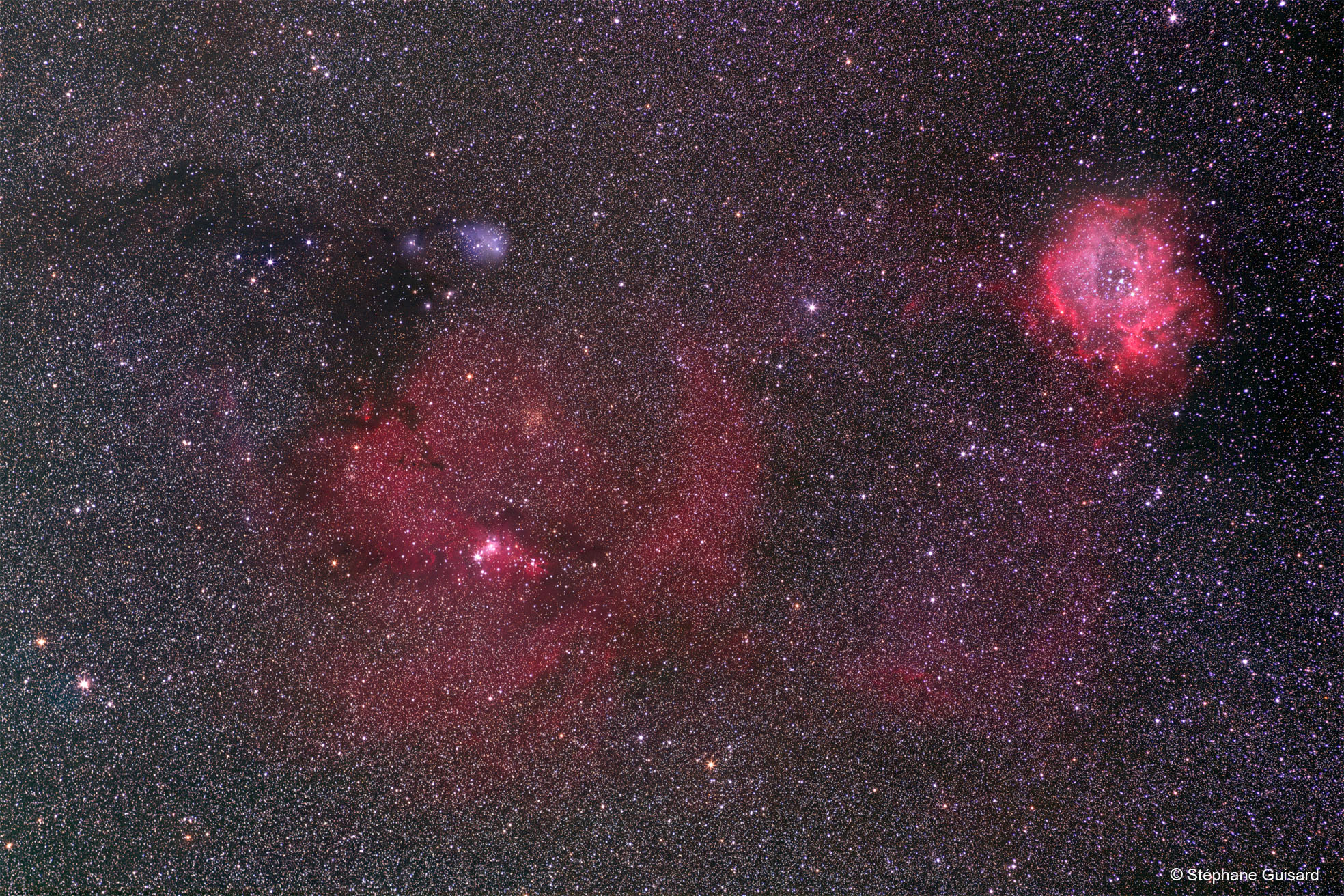 Cone and Rosette Nebulae Region